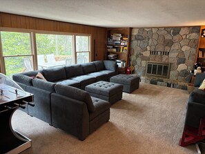 TV, table tennis, computer monitors