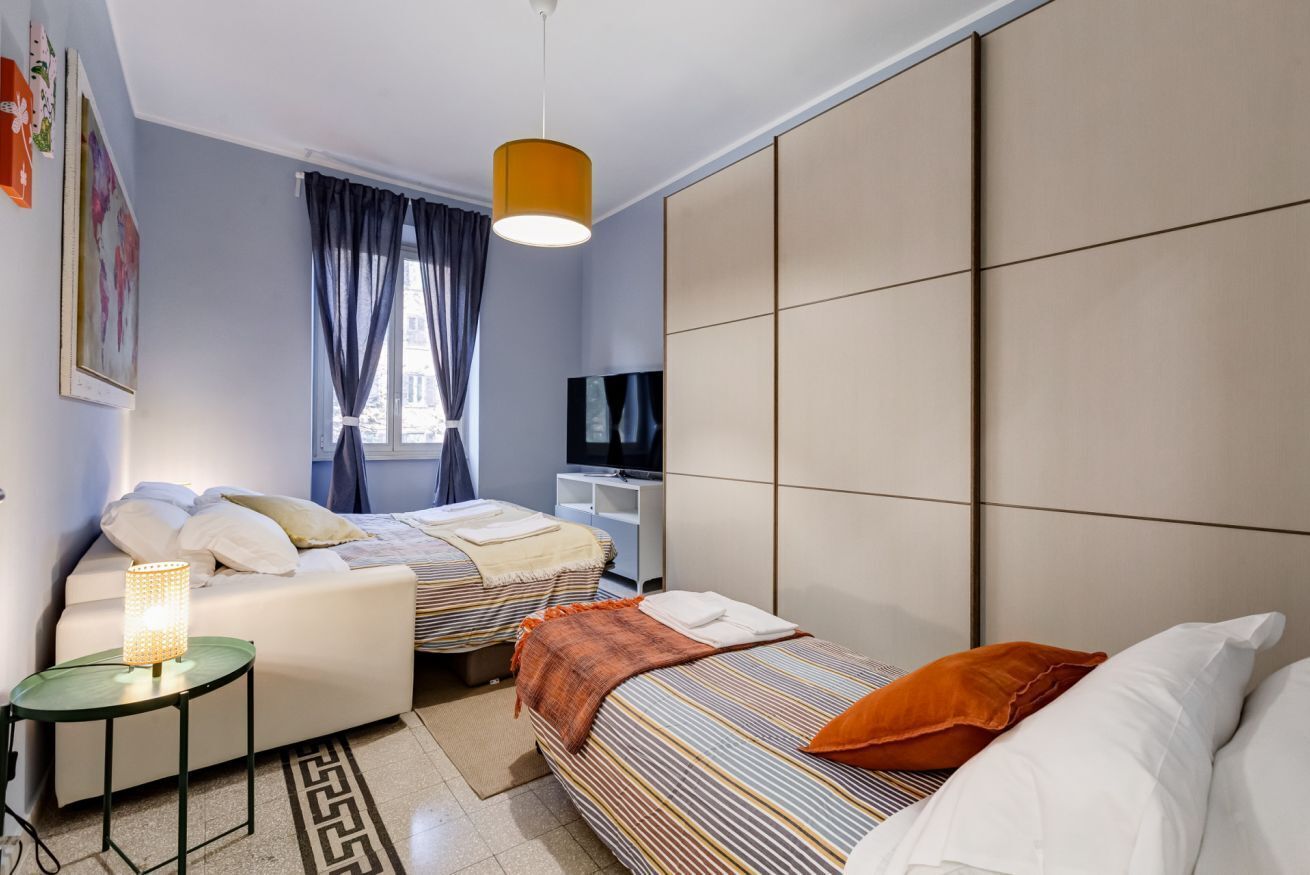 2 chambres, fer et planche à repasser, Wi-Fi, draps fournis