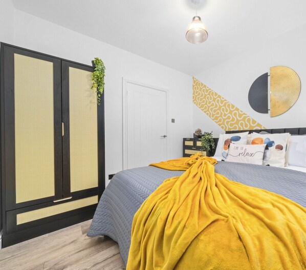 2 Schlafzimmer, Bügeleisen/Bügelbrett, kostenloses WLAN, Bettwäsche