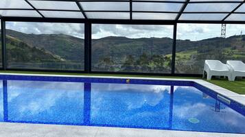 Indoor pool, a heated pool