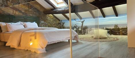 2 slaapkamers, een strijkplank/strijkijzer, gratis wifi, beddengoed