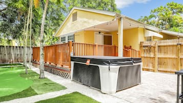 Idromassaggio all'aperto