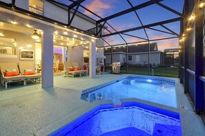 Indoor pool, a heated pool