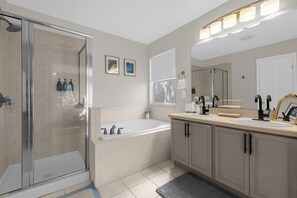 Shower, towels