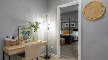 4 bedrooms, iron/ironing board, travel crib, WiFi