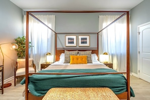 4 bedrooms, iron/ironing board, travel crib, WiFi