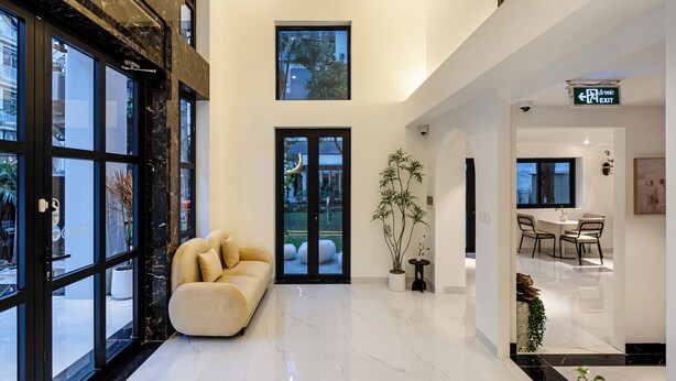 Sala de estar en el lobby