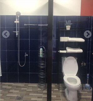 Deluxe Double or Twin Room, Balcony, Ocean View | Bathroom | Shower