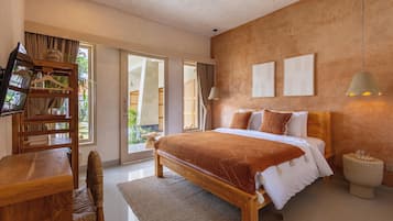 Double Room, Balcony, Garden View | Desk, soundproofing, free WiFi