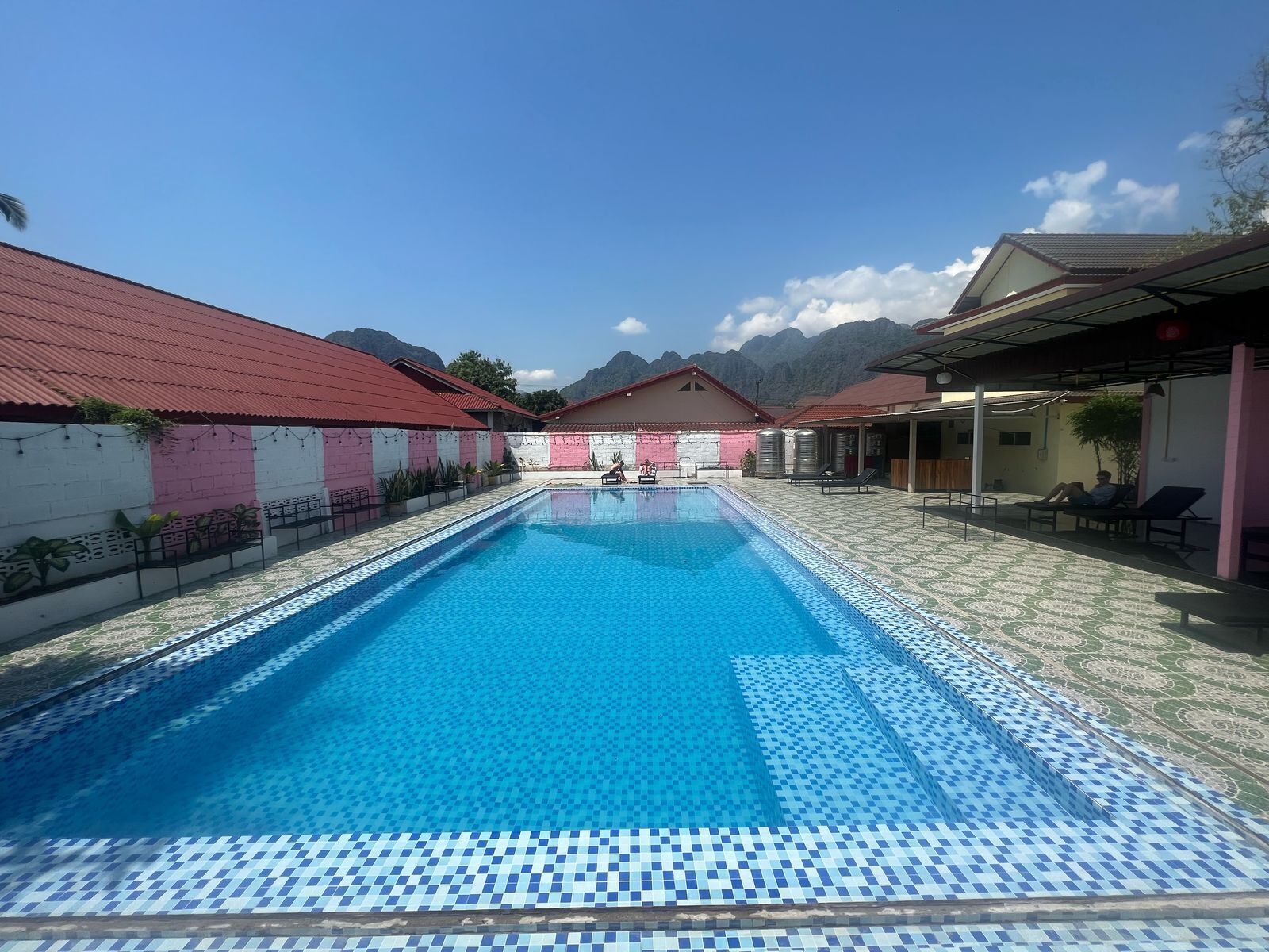 Indoor pool, outdoor pool