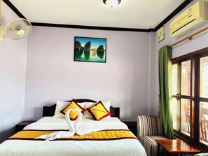 Superior Double Room, City View | Desk, laptop workspace, free WiFi, bed sheets