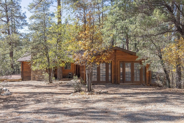 Front door entry or open the french doors to enjoy the fresh air. Ample parking.