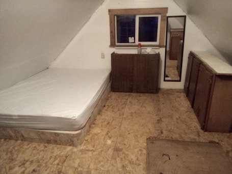 1 bedroom, bed sheets. Igloo City Cabin Rentals #1 Charming Cabin in Broad Pass at the Igloo Property