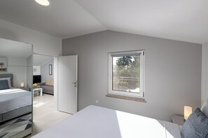 Standaard appartement, meerdere slaapkamers (Seaview House - Leana Apartment) | 2 slaapkamers, een strijkplank/strijkijzer, gratis wifi, beddengoed