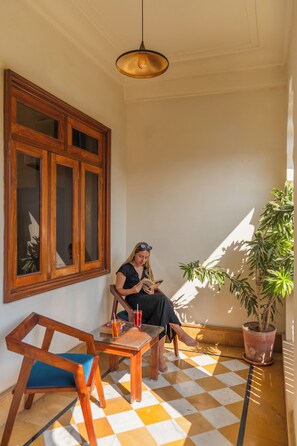 Terrace/patio - Banana Hostel (Pushkar)