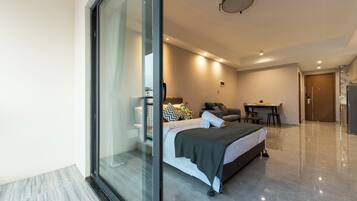 Comfort Studio, City View | Balcony