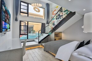 Romantic Twin Room | Living area | Toys, books, stereo - Chuxin Moshe Hotel (Shanghai)