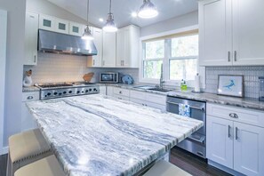 Fridge, microwave, dishwasher, coffee/tea maker - Backyard Tropical Oasis w/ Private Pool, Lush Landscaping, Screened Deck, Side Deck & Putting Green (Isle of Palms)