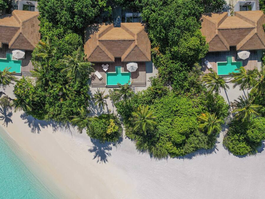 Biệt thự, 1 giường cỡ king, hồ bơi riêng, sát bãi biển | Minibar với thức ăn, đồ uống miễn phí, két bảo mật tại phòng, bàn