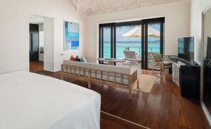 Free minibar items, in-room safe, desk, laptop workspace - Noku Maldives, Vignette Collection by IHG (Kudafunafaru)