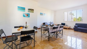 House, 3 Bedrooms, Smoking, Balcony | Dining - Porto Cesareo Air-conditioned Villa 12 Beds Torre Cesarea (Porto Cesareo)