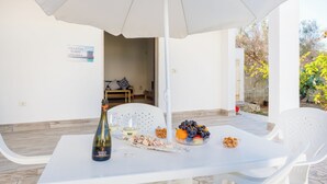 House, 3 Bedrooms, Smoking, Balcony | Outdoor dining - Porto Cesareo Air-conditioned Villa 12 Beds Torre Cesarea (Porto Cesareo)