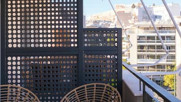 Deluxe appartement | Uitzicht vanaf balkon