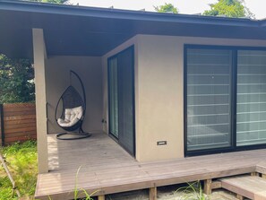 Terrace/patio - Luxury villa with warm fireplace and BBQ [taizen (富士河口湖町)