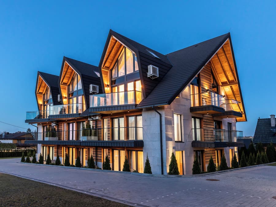 Fassade der Unterkunft