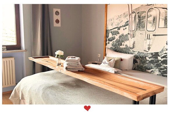 Dobbelt- eller tomannsrom – comfort, balkong, fjellutsikt | Wi-fi (inkludert)