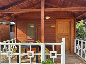 Doppia Superior, balcone, vista giardino | Balcone
