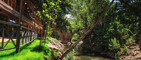 Pemandangan taman