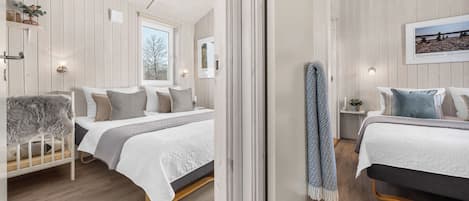 2 Schlafzimmer, Reisekinderbett, kostenloses WLAN