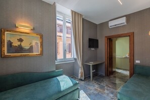 豪華開放式套房, 城市景觀 | 低過敏寢具、羽絨被、記憶床墊、免費迷你吧物品