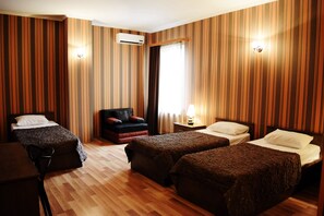 Classic Double Room, 1 Bedroom, Non Smoking, Courtyard View | Bathroom | Shower, hair dryer, slippers, towels - Darchi Palace  (Tbilisi)