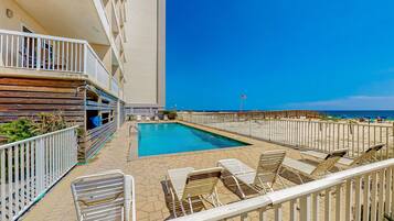 Indoor pool, a heated pool