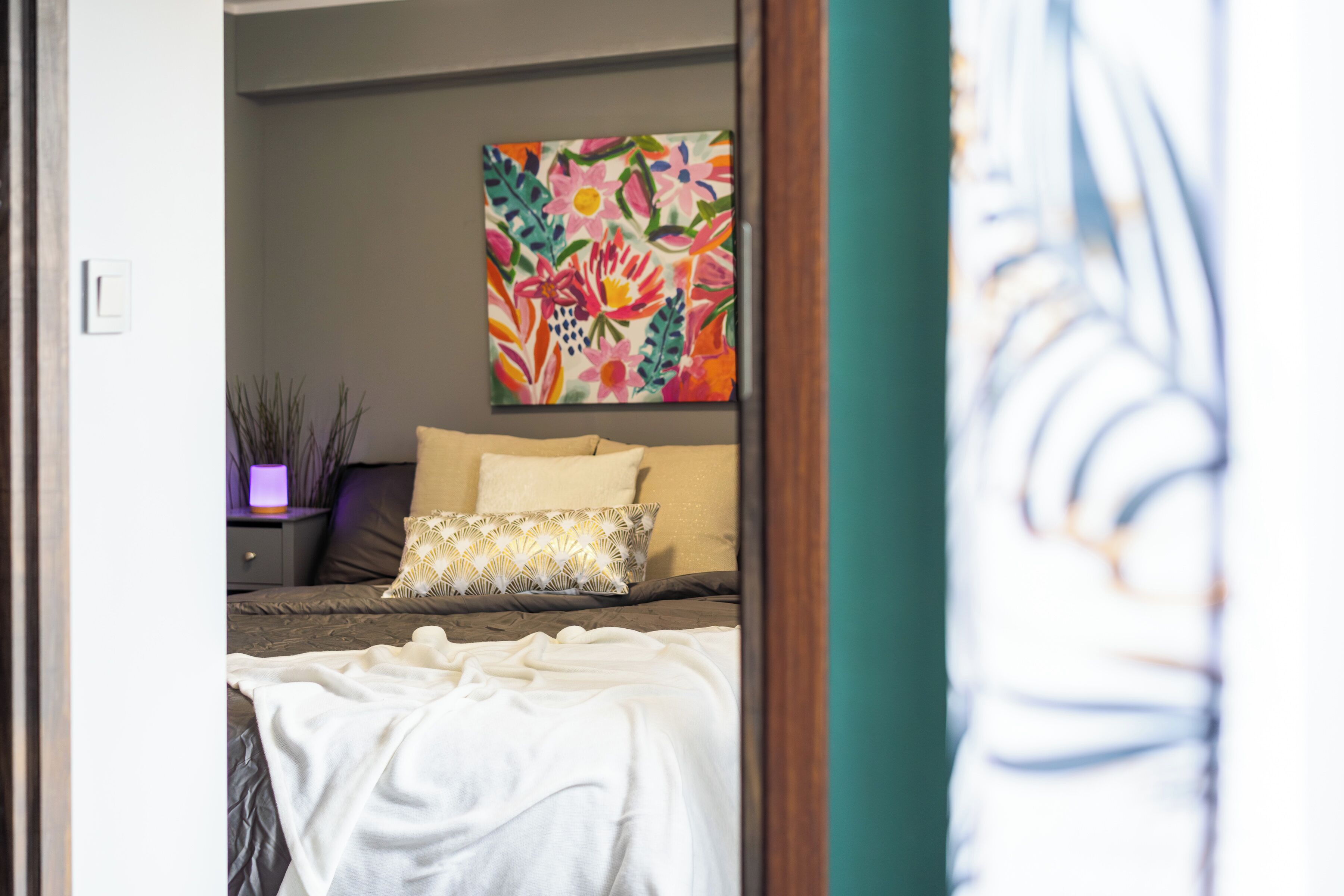 1 slaapkamer, een strijkplank/strijkijzer, reisbedje, gratis wifi