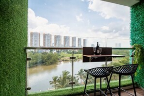 Family Apartment, Balcony, City View | Balcony