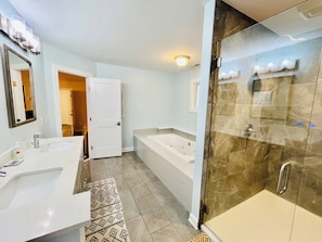 Shower, hair dryer