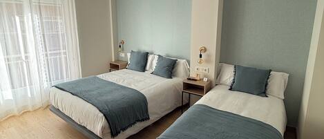 Wifi gratis y ropa de cama