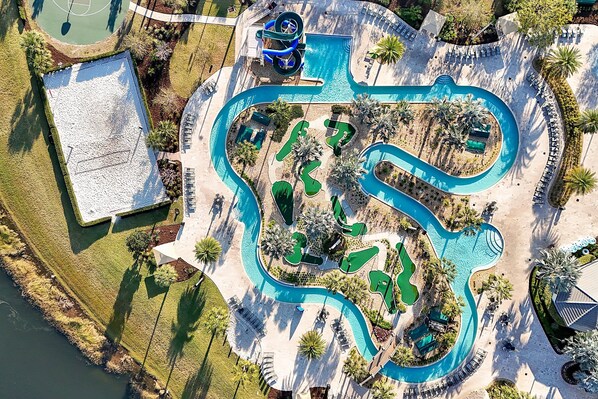 Indoor pool, a heated pool - Storey Lake Home: Pool, Gym, Lazy River & near Disney (Kissimmee)