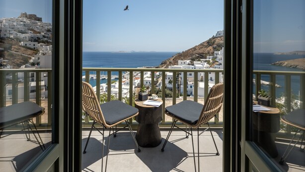 Appartement Premium, 1 chambre, cuisine, vue mer | Balcon