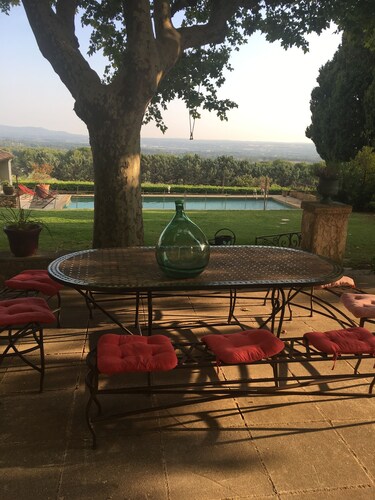 Bastide 400 m2 , 7 chambres Vue 180° Aix en Provence