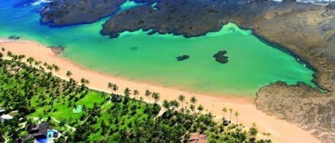 Plage, sable blanc