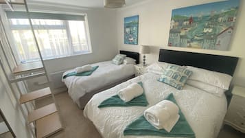 2 bedrooms, iron/ironing board, travel crib, WiFi