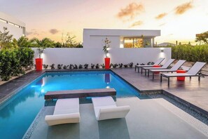 Villa, Multiple Beds, Pool Access, Ocean View (Seaside Villa 3) | View from room - 2bdr Oceanside Vacation Villa, Hotel Amenities v3 (Providenciales)