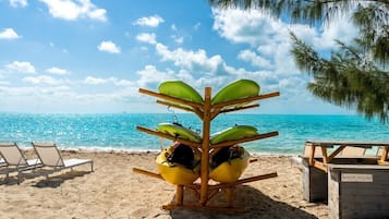 En la playa