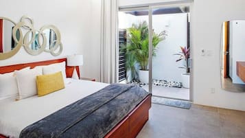 Villa, Multiple Beds, Pool Access, Ocean View (Family Beach Villa 9) | 4 bedrooms, individually decorated, individually furnished, bed sheets