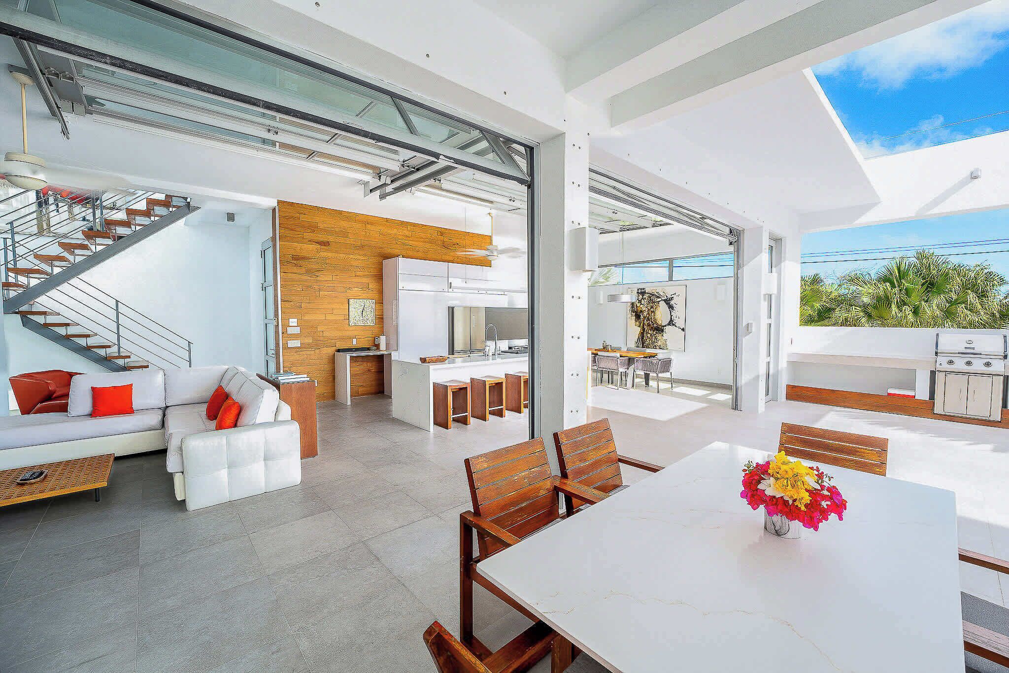 别墅, 多张床, 使用泳池, 海洋景观 (Oceanview Villa 1) | 室外用餐