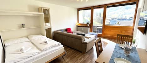 1 chambre, fer et planche Ă repasser, Wi-Fi gratuit, draps fournis